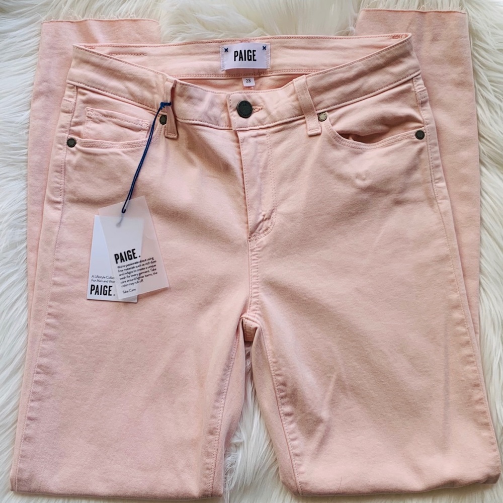 PAIGE Verdugo Crop Raw Hem Jeans - Picture 5 of 8